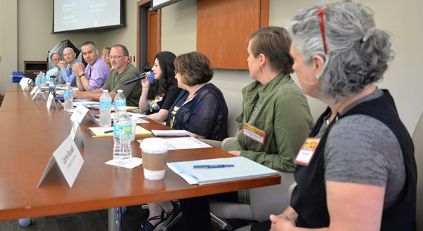 Panel discussion at Teacher Speakout!